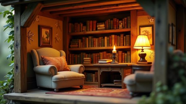 Book nook kit : créez un univers miniature magique